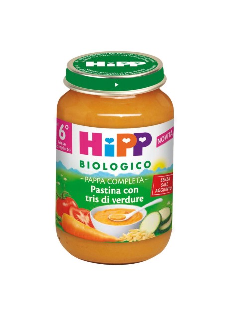 HIPP PASTINA TRIS VERDURE 190G