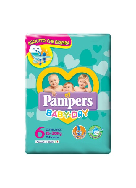 PAMPERS BD DWCT NO FLASH XL 15