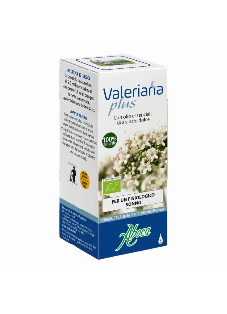 Valeriana plus gocce - integratore naturale per supportare il riposo fisiologico - 30 millilitri - Aboca