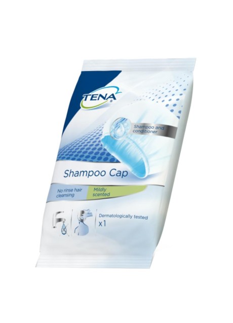 TENA SHAMPOO CAP CUFFIA UMIDIF