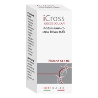 iCross gocce oculari per trattare i sintomi dell'occhio secco - 8 millilitri