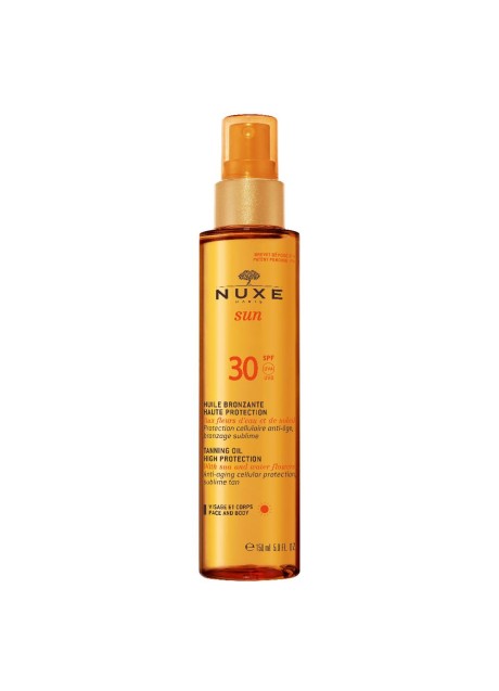 Nuxe sun olio abbronzante spf 30