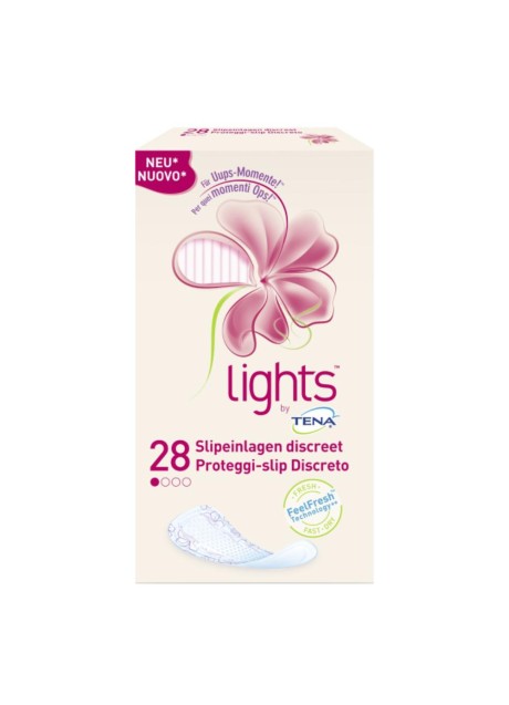 LIGHTS BY TENA DISCRETO PROTEGGI SLIP DISCRETO 28 PEZZI