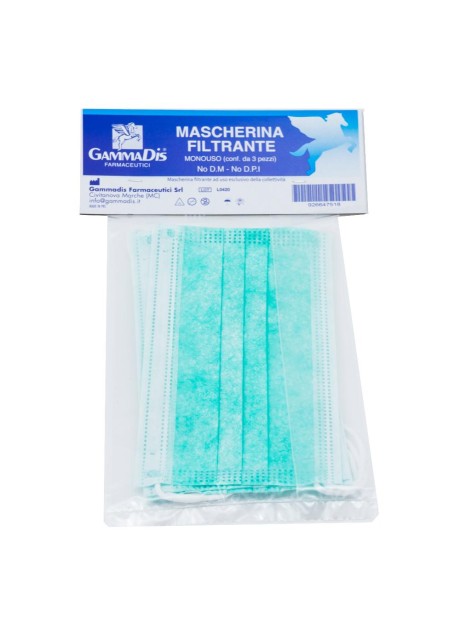 MASCHERINA CHIRUR BB AZZURRA 10P