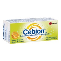 Cebion vitamina C SENZA ZUCCHERO gusto arancia - 10 compresse effervescenti