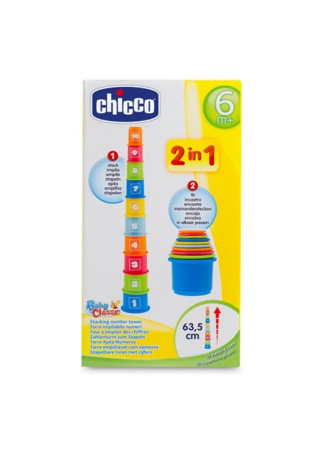 CHICCO GIOCO NUMERI IMPILABILI