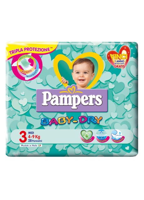 PAMPERS BD MIDI PB 28PZ 0049