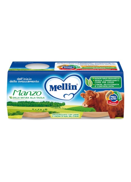 MELLIN-OMO.MANZO 2X80G