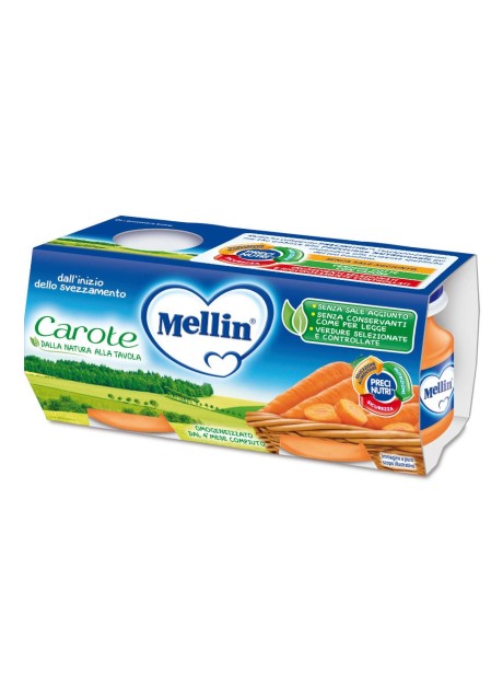 MELLIN-OMO CAROTE 2X80G