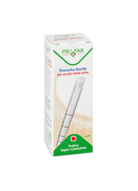 PROVETTA STERILE PER ANALISI DELLE URINE 10 ML PROFAR