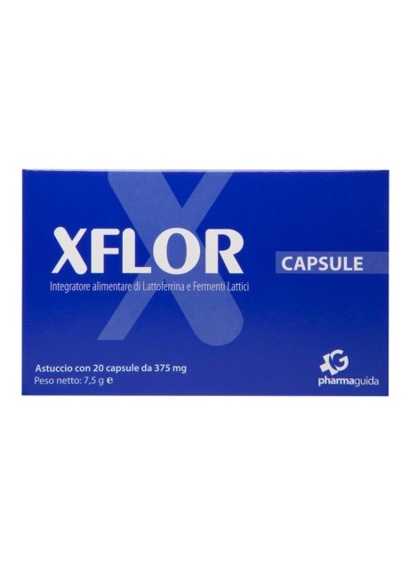 XFLOR integratore di lattoferrina e fermenti lattici 20 capsule