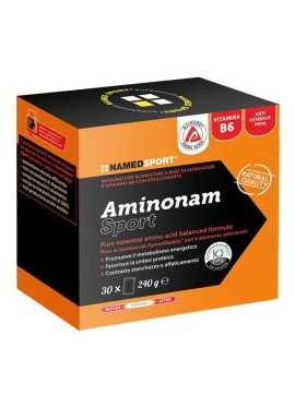 Named Sport Aminonam Sport 30 buste - Integratore di aminoacidi per il recupero muscolare