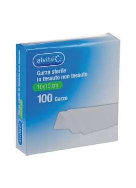 ALVITA GARZA STER 10X10CM 100P