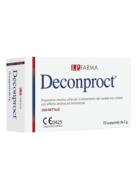 DECONPROCT SUPPOSTE 10PZ DECONPROCT SUPPOSTE 10PZ