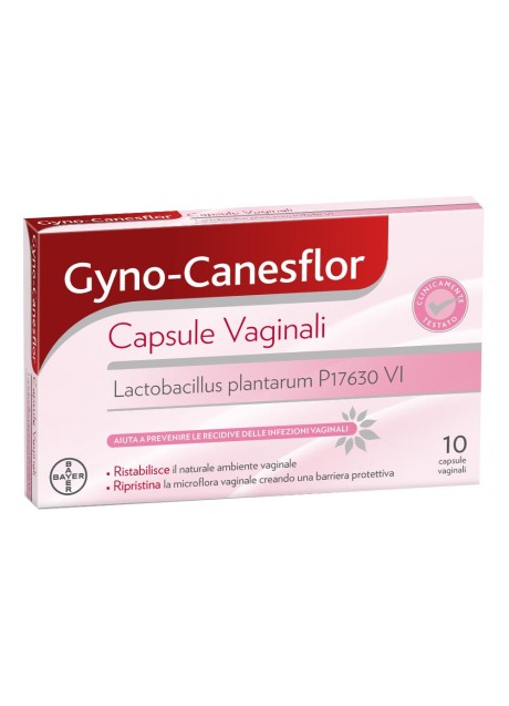 GYNOCANESFLOR 10 CAPSULE VAGINALI