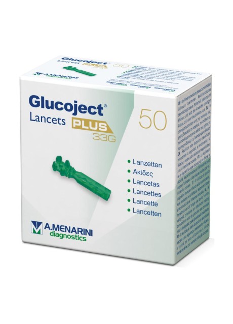 GLUCOJECT LANCETS PLUS G33  50PZ