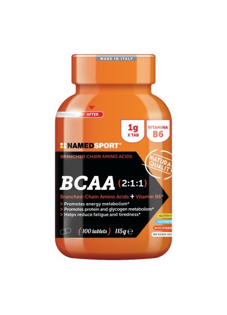 Named Sport BCAA 2:1:1 100 compresse - Integratore di aminoacidi ramificati