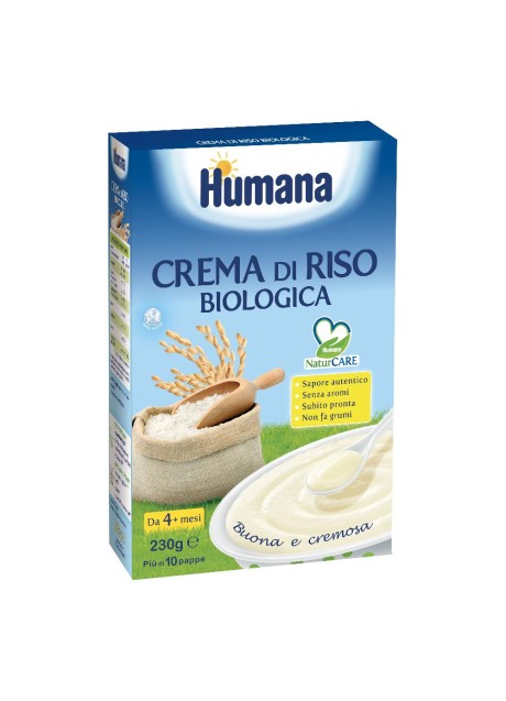 Humana crema di riso BIO 230gr