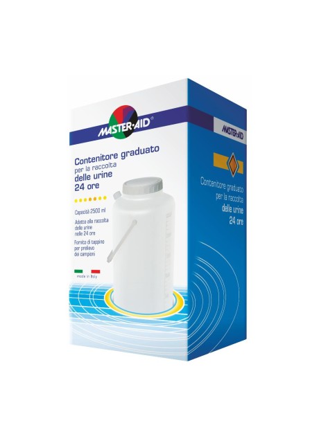 CONTENITORE RACCOLTA URINA MASTER-AID 24 H 2500 ML