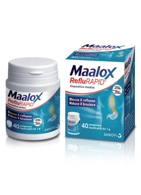 MAALOX REFLURAPID 40CPR MASTIC