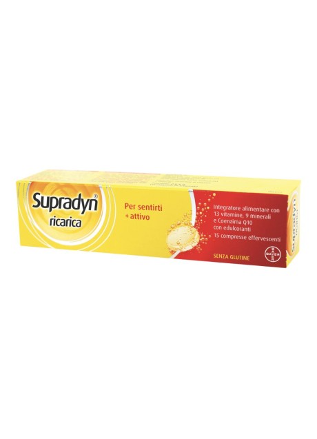 Supradyn ricarica - integratore di vitamine e minerali - 15 compresse effervescenti