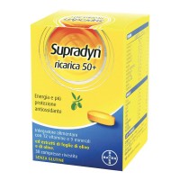 Supradyn ricarica 50+ - integratore di vitamine e minerali per persone over 50 - 30 compresse rivestite