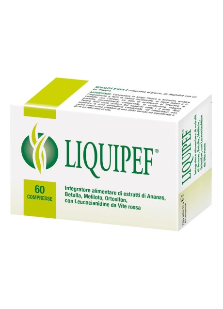 Liquipef - integratore per il microcircolo e il drenaggio dei liquidi - 60 compresse