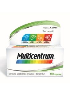 Multicentrum adulti - integratore di vitamine e minerali da 90 compresse