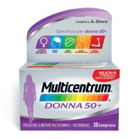 Multicentrum donna 50+ - integratore di vitamine indicato per donne over 50 - 30 compresse