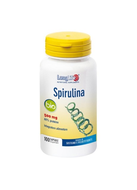 LONGLIFE SPIRULINA BIO 100CPS