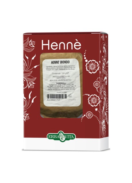 HENNE COLOR CAP BIONDO 100G