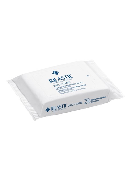 Rilastil Daily care - 25 salviette struccanti, detergenti, emollienti e rinfrescanti