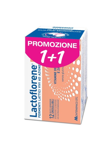 LACTOFLORENE PLUS BIPACK 12 BUSTINE 48 G
