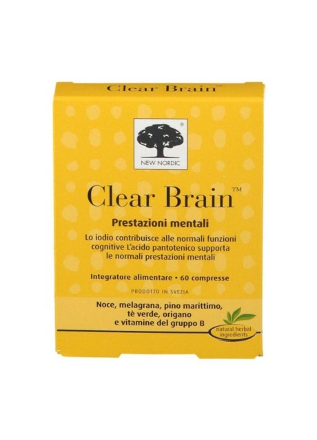 CLEAR BRAIN 60CPR