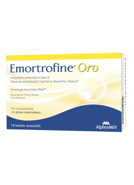 EMORTROFINE ORO 18 BUSTINE DA 3 G