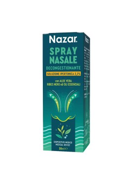 NAZAR SPRAY NASALE DECONGESTIONANTE SOLUZIONE IPERTONICA 2,2% 20 ML