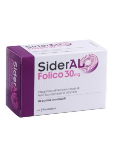 Sideral Folico 20 buste 30 milligrammi - integratore di ferro e acido folico