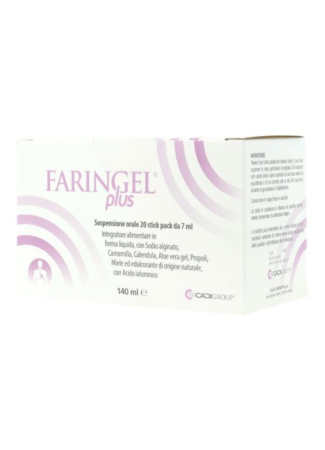 Faringel plus- 20 stick pack 7ml