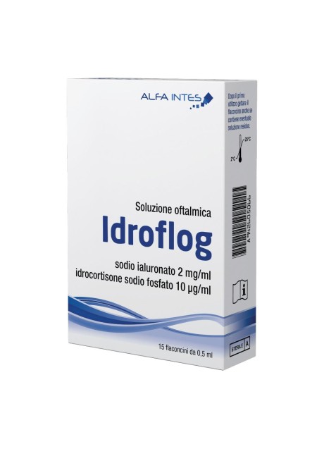 Idroflog soluzione oftalmica - collirio 15 flaconi monodose