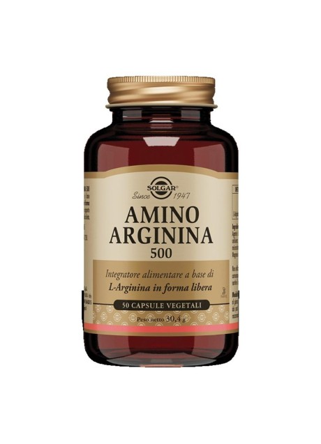 Amino arginina 500 - solgar - 50 capsule vegetali