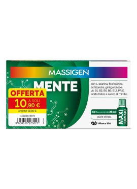MASSIGEN MENTE 10 FLACONCINI DA 250 ML 10,90 E
