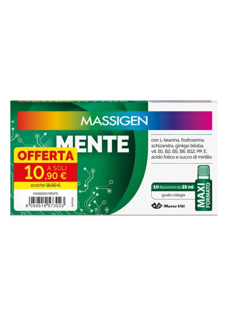 MASSIGEN MENTE 10 FLACONCINI DA 250 ML 10,90 E