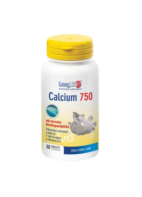 LONGLIFE CALCIUM 750MG 60TAV