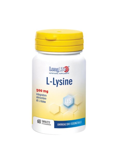 LONGLIFE L-LYSINE 500MG 60TAV