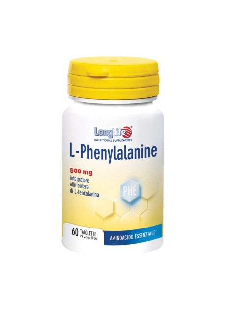 LONGLIFE L-PHENYLALANINE 500 MG 60 TAVOLETTE