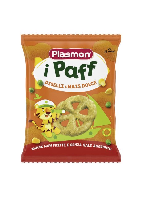 Plasmon Snack - Paff piselli e mais