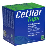 STRISCIA ADESIVA ANELASTICA CETILAR TAPE CM 4 X 2,5 M