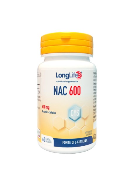 LONGLIFE NAC 600MG 60CPS