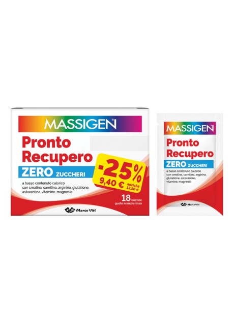 MASSIGEN PRONTO RECUPERO ZERO ZUCCHERI 18 BUSTINE PROMO