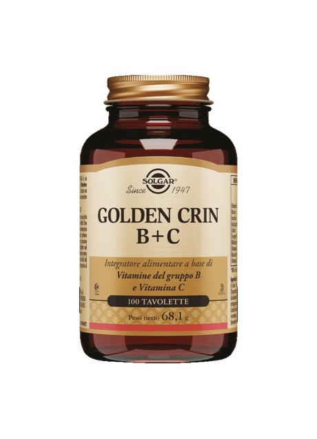 Golden crin b+c - 100 tavolette - solgar